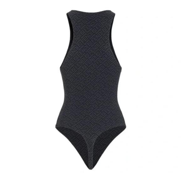 Fendi x Skims Black High Neck Bodysuit size XS - Picture 2 of 6